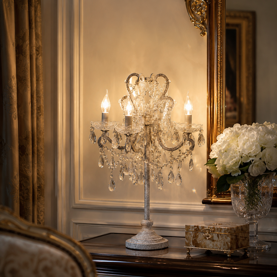 Abigail Crystal Table Lamp