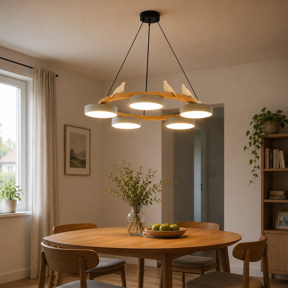Sienna Bird Round Chandelier