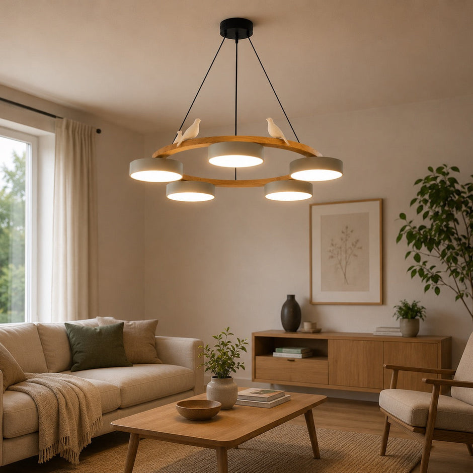 Sienna Bird Round Chandelier