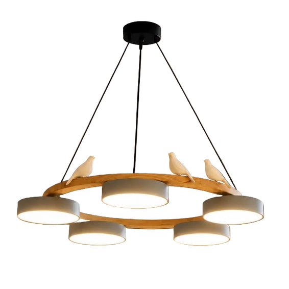 Sienna Bird Round Chandelier