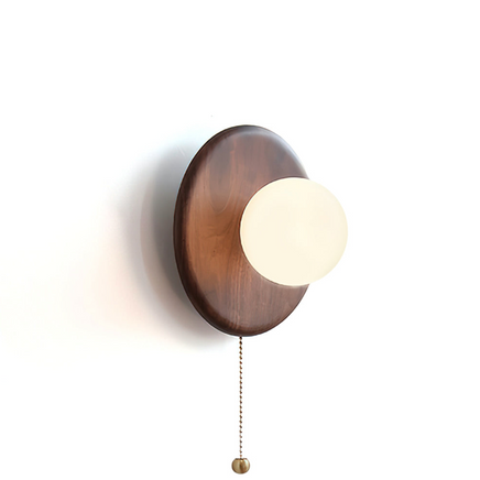 Abel Wood Disk Light